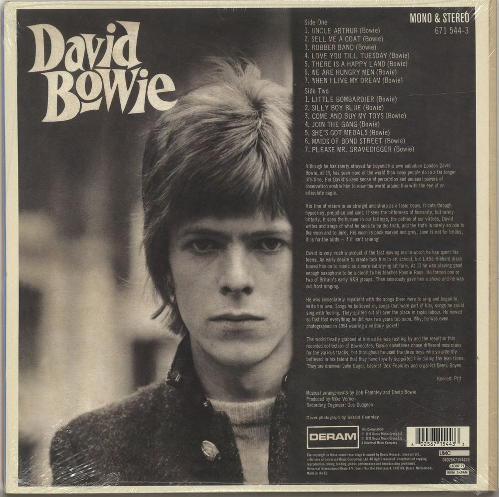 David Bowie David Bowie - RSD18 - Red + Blue Vinyl - Sealed UK 2-LP vinyl record set (Double LP Album) BOW2LDA695061