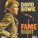 David Bowie Fame Spanish 7" vinyl single (7 inch record / 45) PB-10320