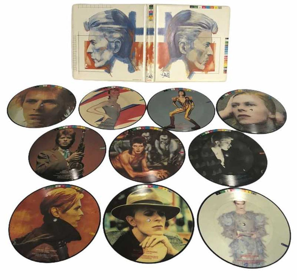 David Bowie Fashions - 10 x Picture Disc Pack UK 7" vinyl picture disc (7 inch picture disc single)