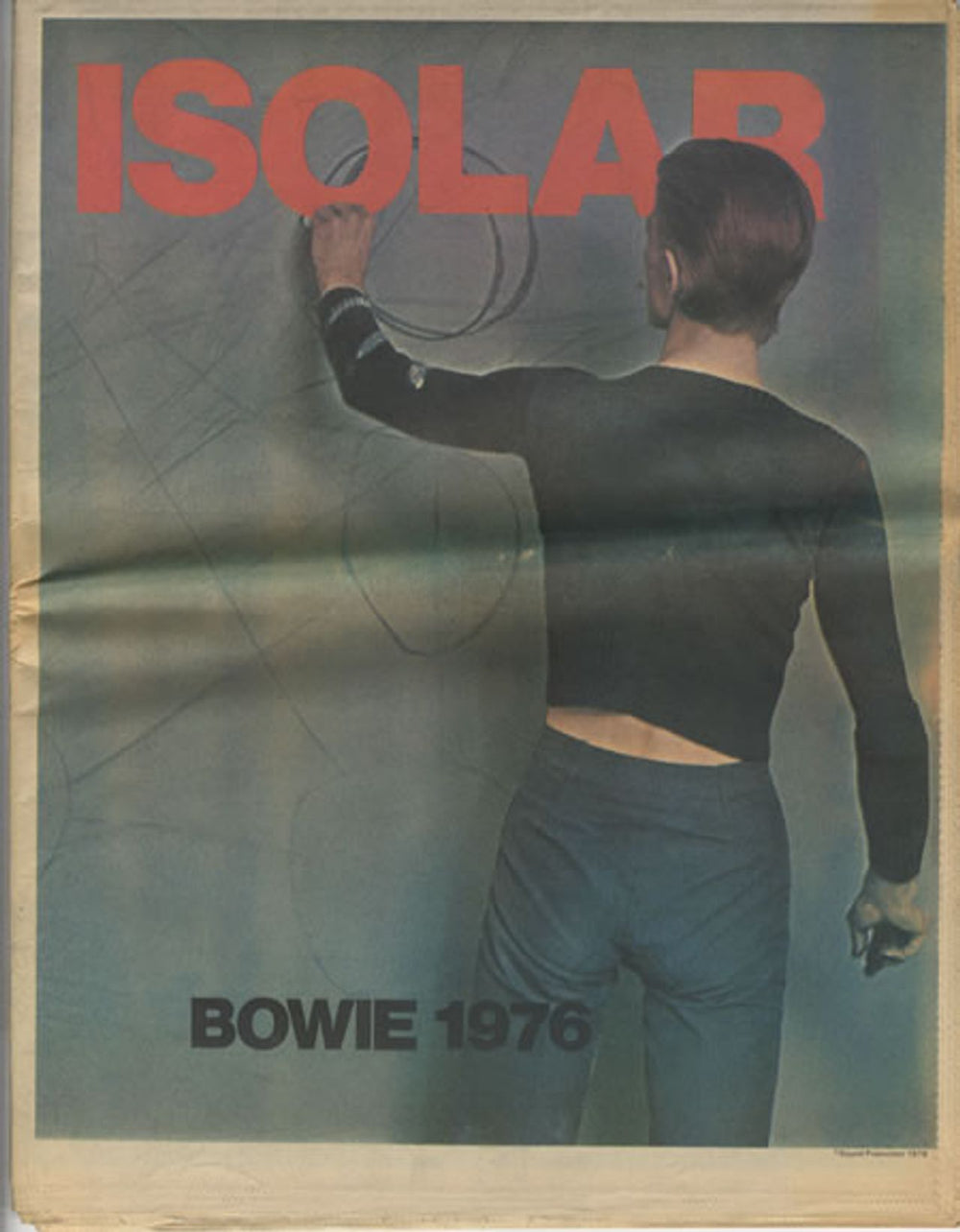 David Bowie Isolar US tour programme TOUR PROGRAMME