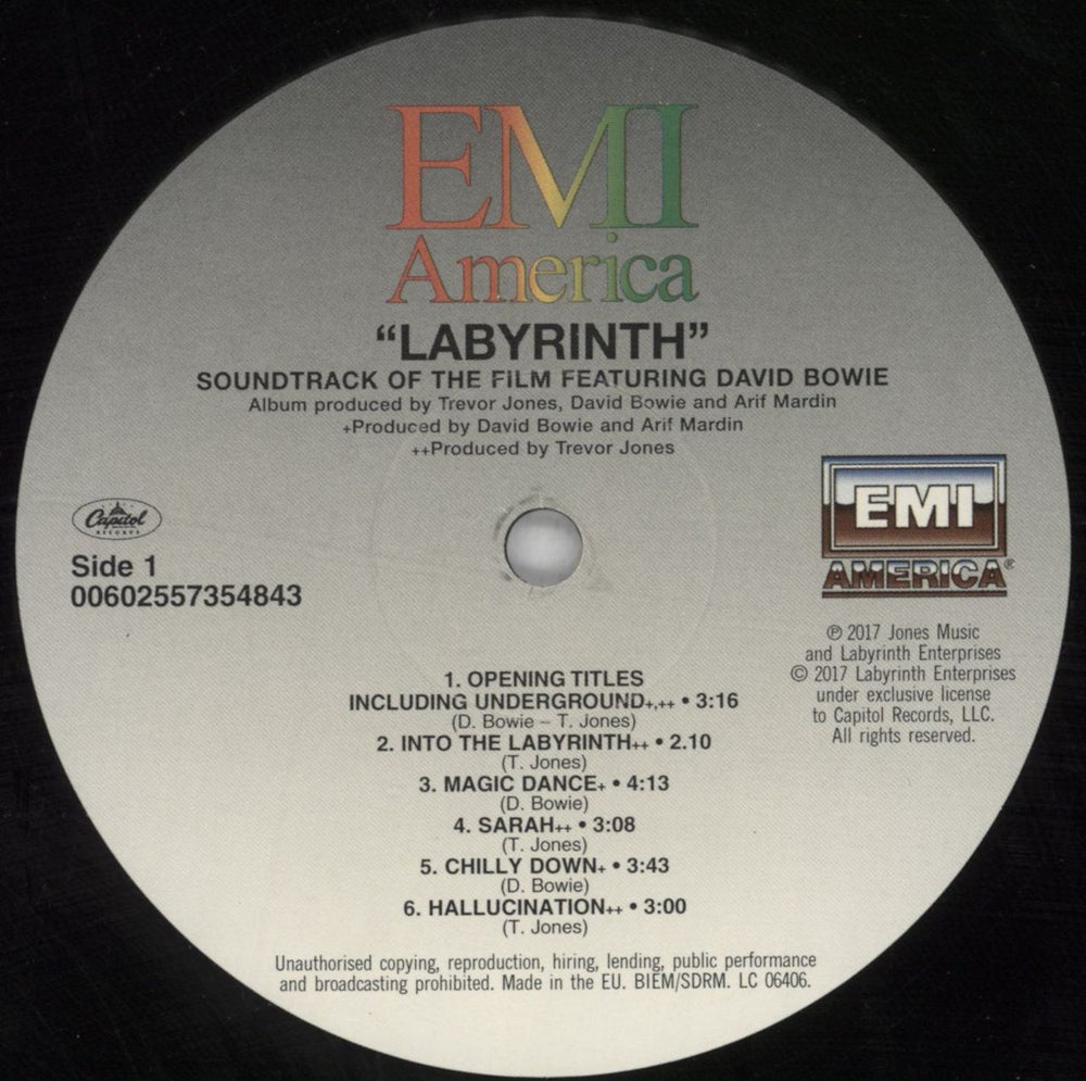 David Bowie Labyrinth - 180 Gram Vinyl UK vinyl LP album (LP record) BOWLPLA817838