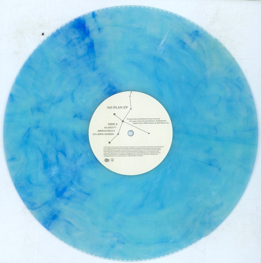 David Bowie No Plan - RSD17 - Clear / Light Blue Vinyl UK 12" vinyl single (12 inch record / Maxi-single) BOW12NO800747