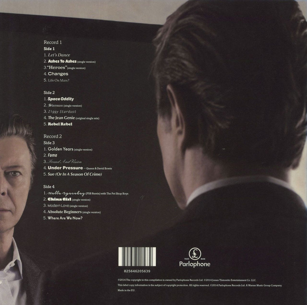 David Bowie Nothing Has Changed - EX UK 2-LP vinyl record set (Double LP Album) 825646205639