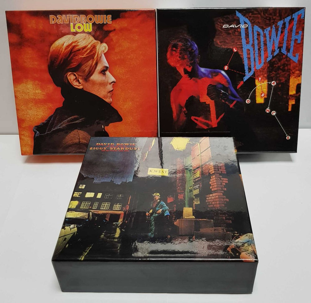 David Bowie Paper Sleeve Collection - Space Oddity Box + Ziggy Stardust, Let's Dance & Low Japanese CD Album Box Set