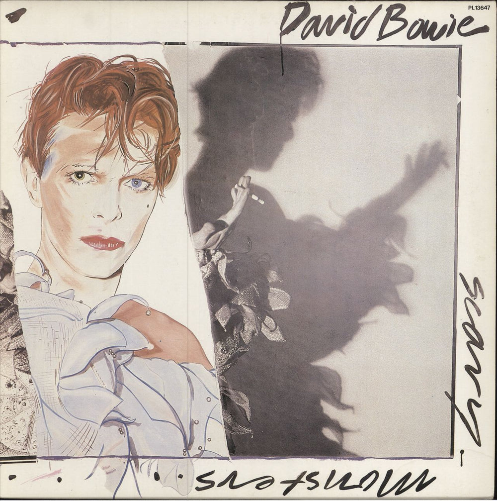 David Bowie Scary Monsters French vinyl LP album (LP record) PL13647