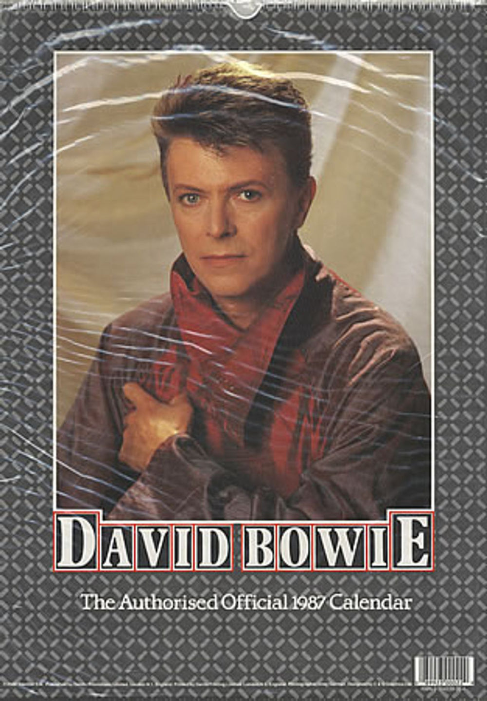 David Bowie The Authorised Official 1987 Calendar UK calendar CALENDAR