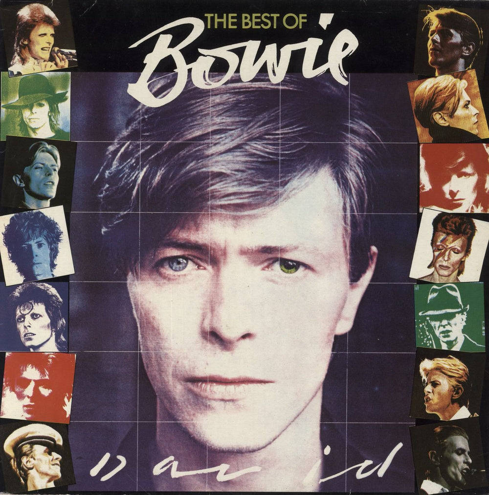 David Bowie The Best Of Bowie - blue label French vinyl LP album (LP record) BLP81001