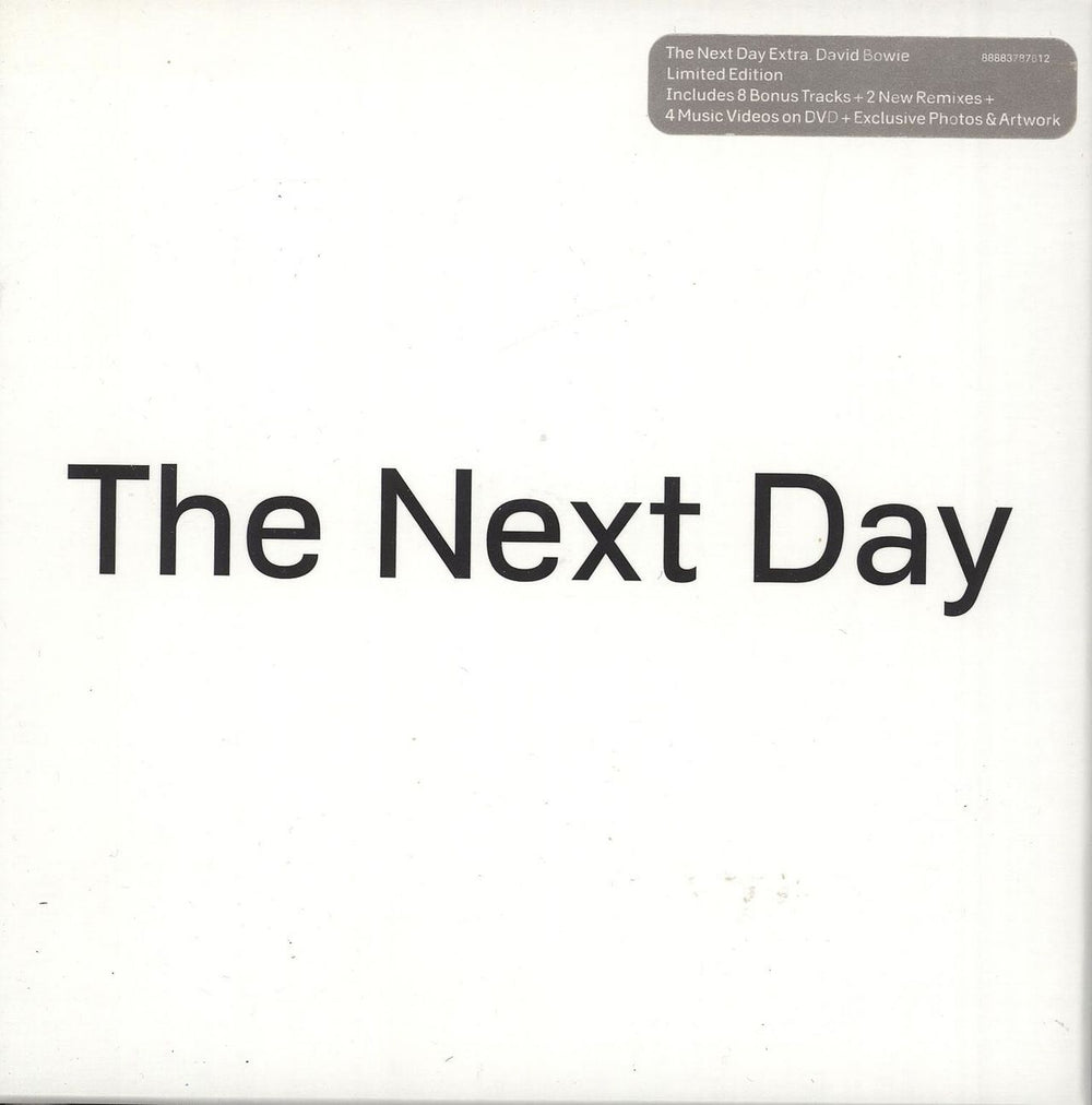 David Bowie The Next Day Extra: Collector's Edition UK 3-disc CD/DVD Set 88883787812