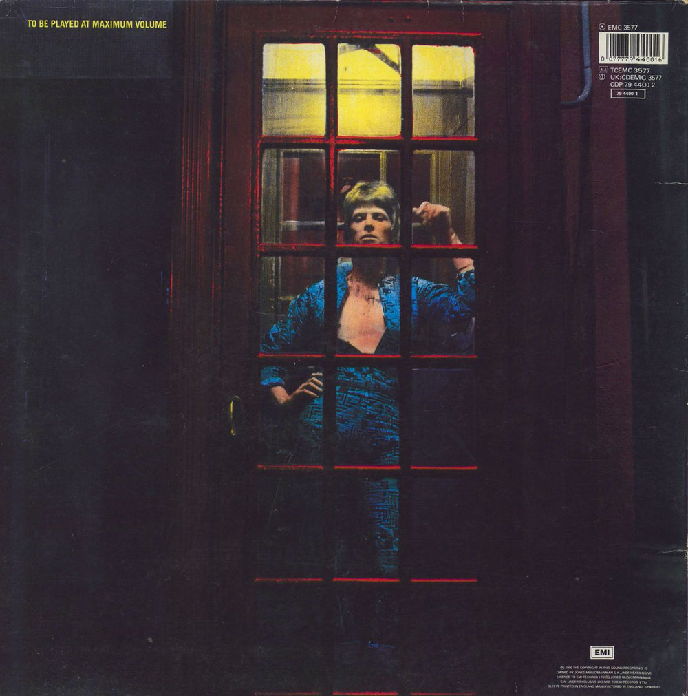 David Bowie The Rise And Fall Of Ziggy Stardust & The Spiders From Mars - EX UK vinyl LP album (LP record) 077779440016