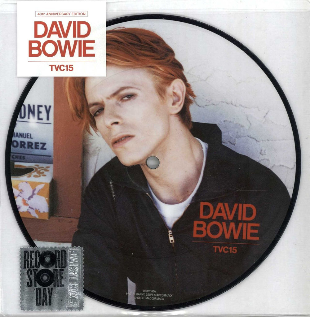 David Bowie TVC15 - RSD 16 - Sealed UK 7" vinyl picture disc (7 inch picture disc single) DBTVC40