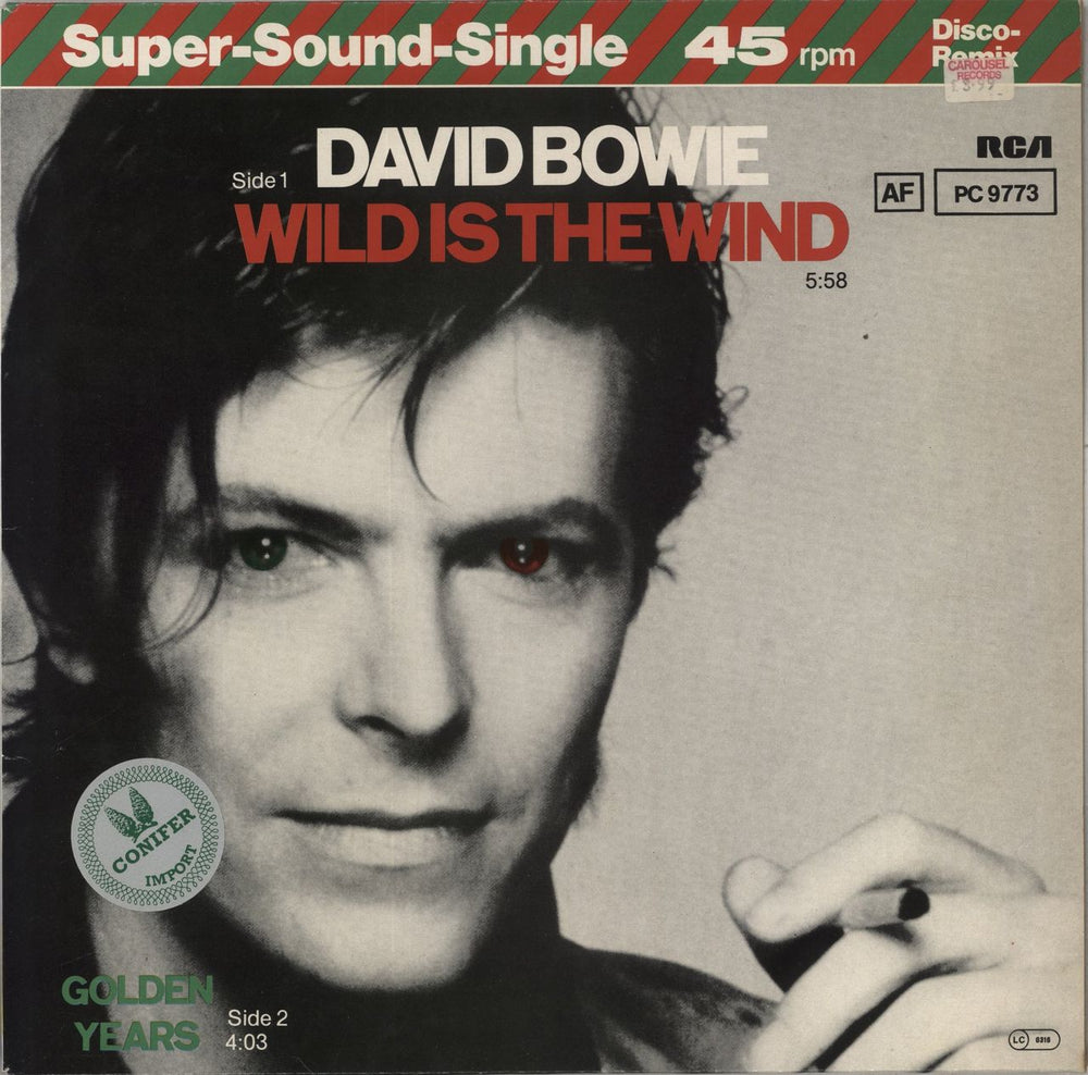 David Bowie Wild Is The Wind German 12" vinyl single (12 inch record / Maxi-single) PC9773