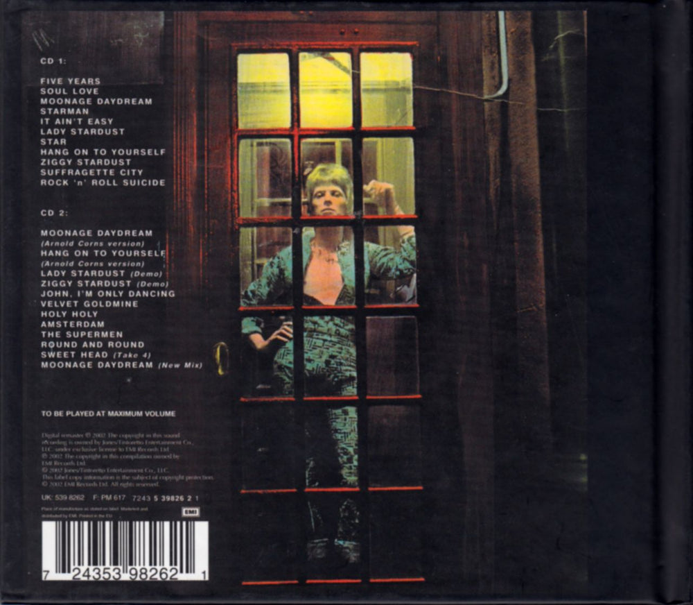 David Bowie Ziggy Stardust: 30th Anniversary Edition UK 2 CD album set (Double CD) BOW2CZI650553