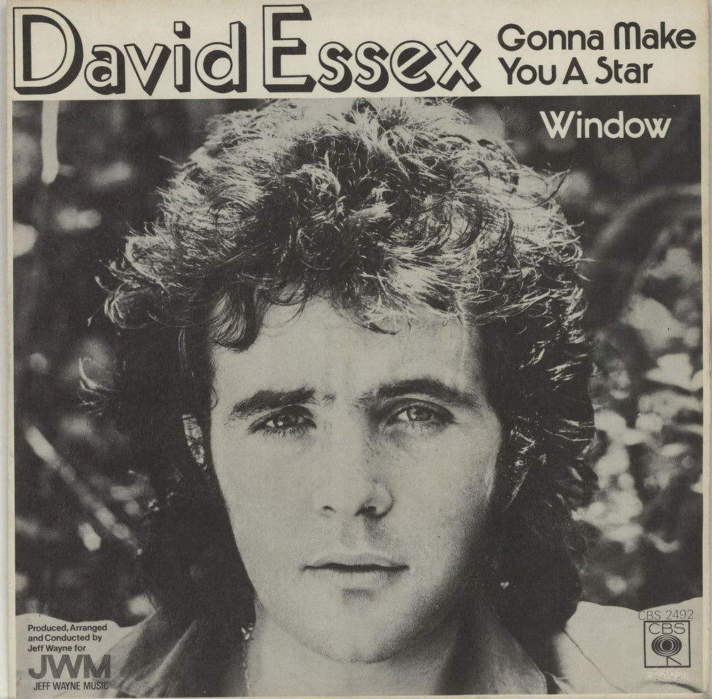 David Essex Gonna Make You A Star Italian 7" vinyl single (7 inch record / 45) CBS2492