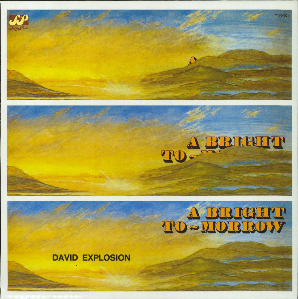 David Explosion A Bright To-Morrow UK vinyl LP album (LP record) ADLP1059