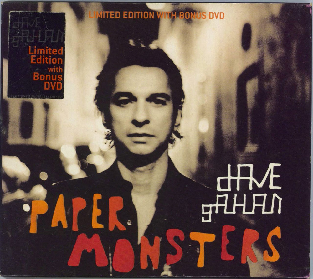 David Gahan Paper Monsters UK 2-disc CD/DVD set LCSSTUMM216