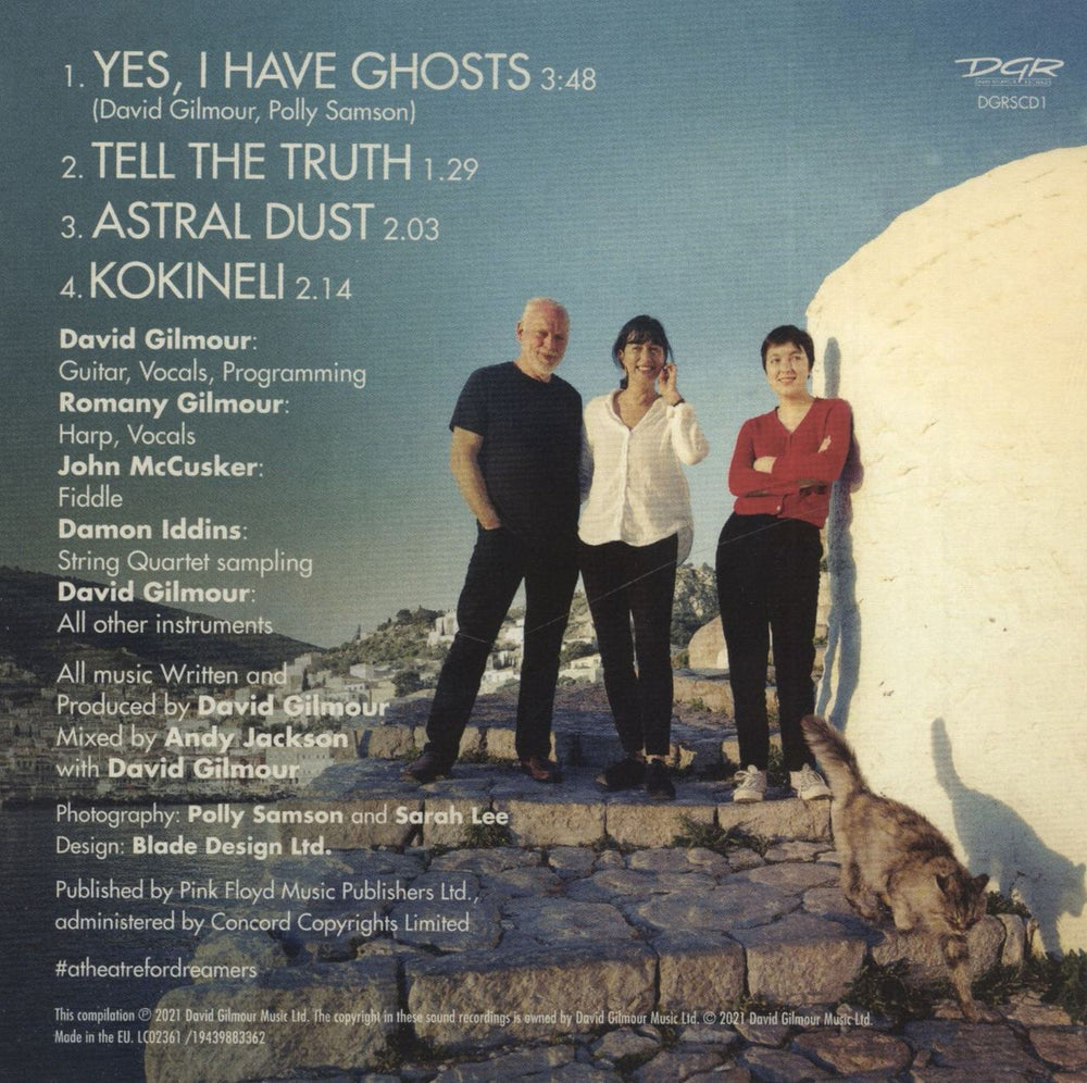 David Gilmour Yes, I Have Ghosts UK CD single (CD5 / 5")