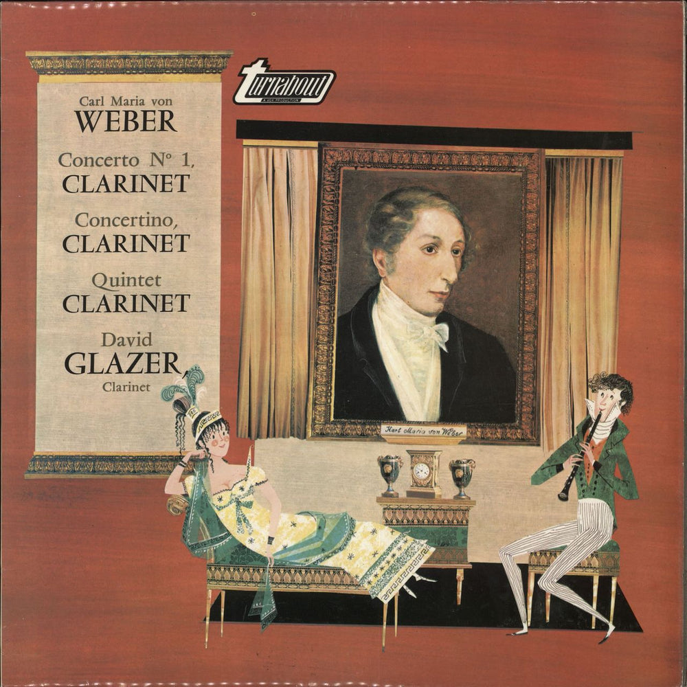 David Glazer Carl Maria Von Weber UK vinyl LP album (LP record) TV34151S