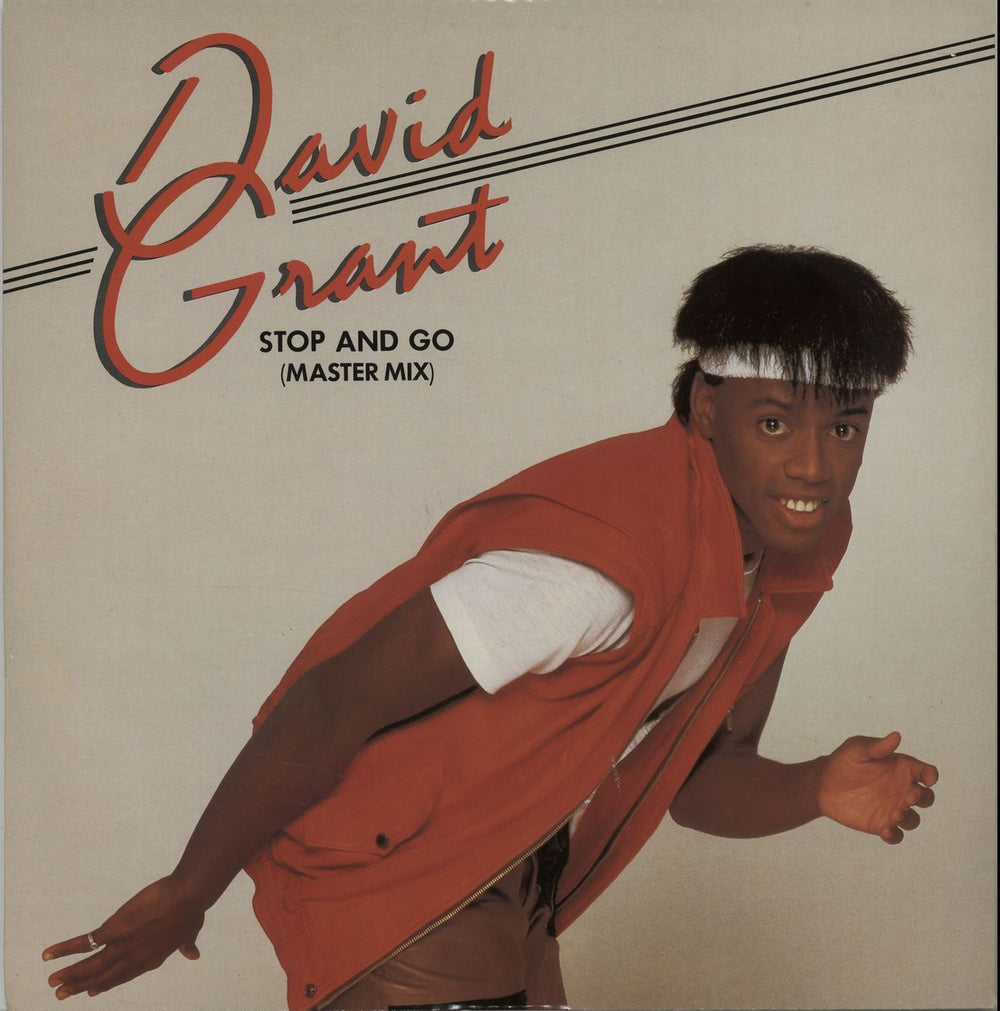 David Grant Stop And Go UK 12" vinyl single (12 inch record / Maxi-single) GRANX1