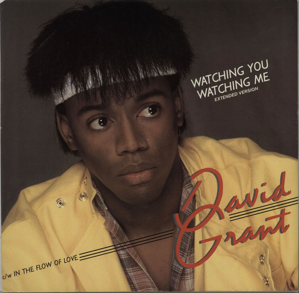 David Grant Watching You Watching Me UK 12" vinyl single (12 inch record / Maxi-single) GRANX2