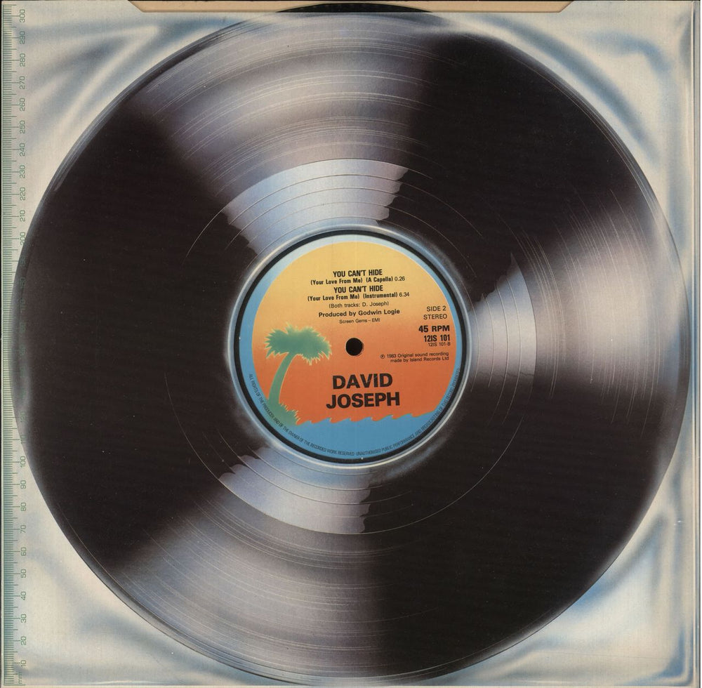 David Joseph You Can't Hide (Your Love From Me) UK 12" vinyl single (12 inch record / Maxi-single)