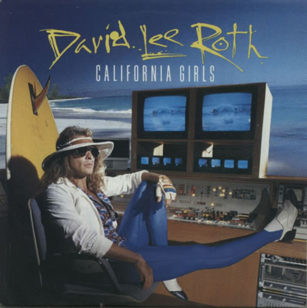 David Lee Roth California Girls UK 7" vinyl single (7 inch record / 45) W9102