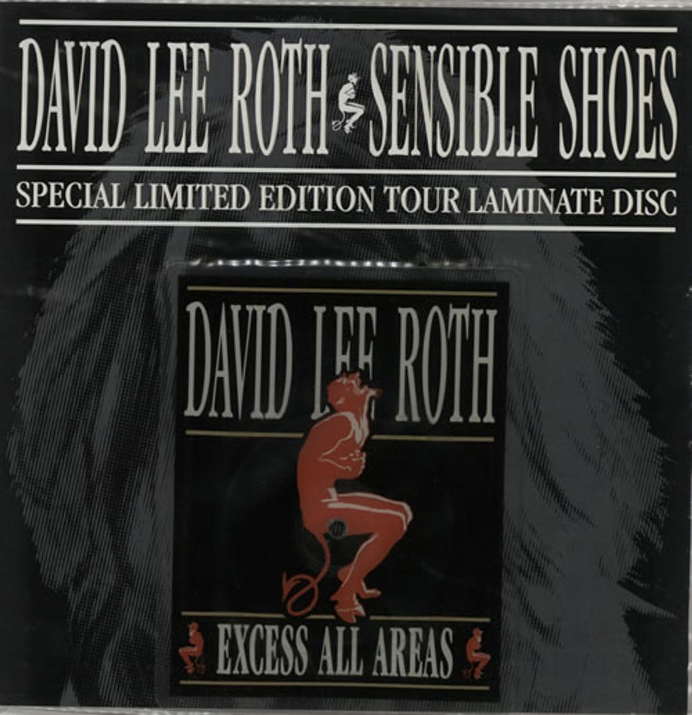 David Lee Roth Sensible Shoes UK shaped picture disc (picture disc vinyl record) W0016P