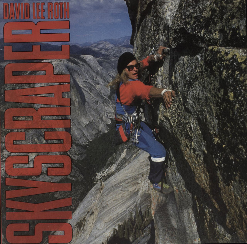 David Lee Roth Skyscraper UK vinyl LP album (LP record) WX236