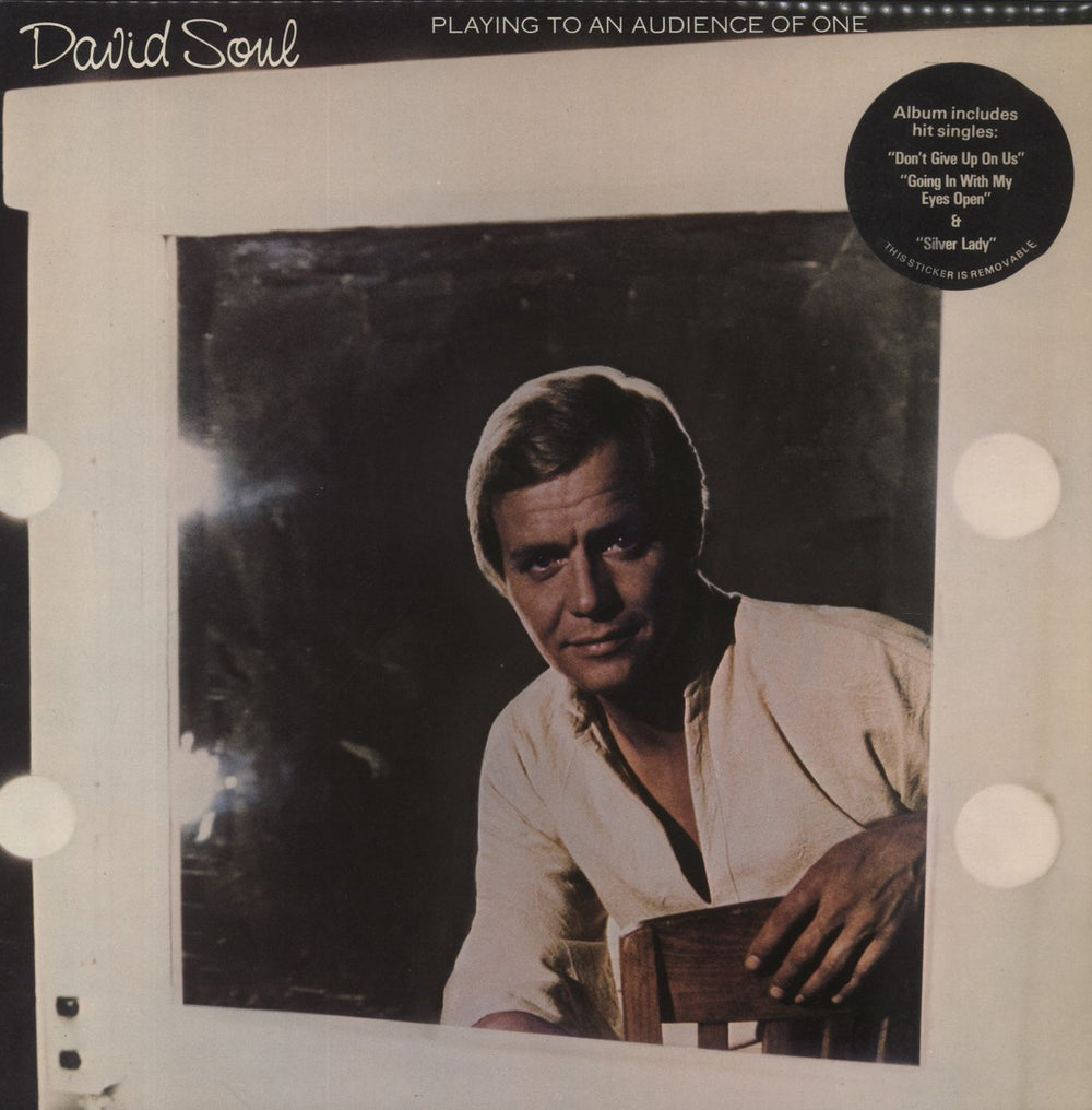 David Soul Playing To An Audience Of One UK vinyl LP album (LP record) PVLP1026