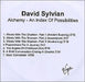 David Sylvian Alchemy - An Index Of Possibilities UK Promo CD-R acetate CD-R ACETATE