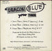 Deacon Blue Your Town UK Promo CD single (CD5 / 5")