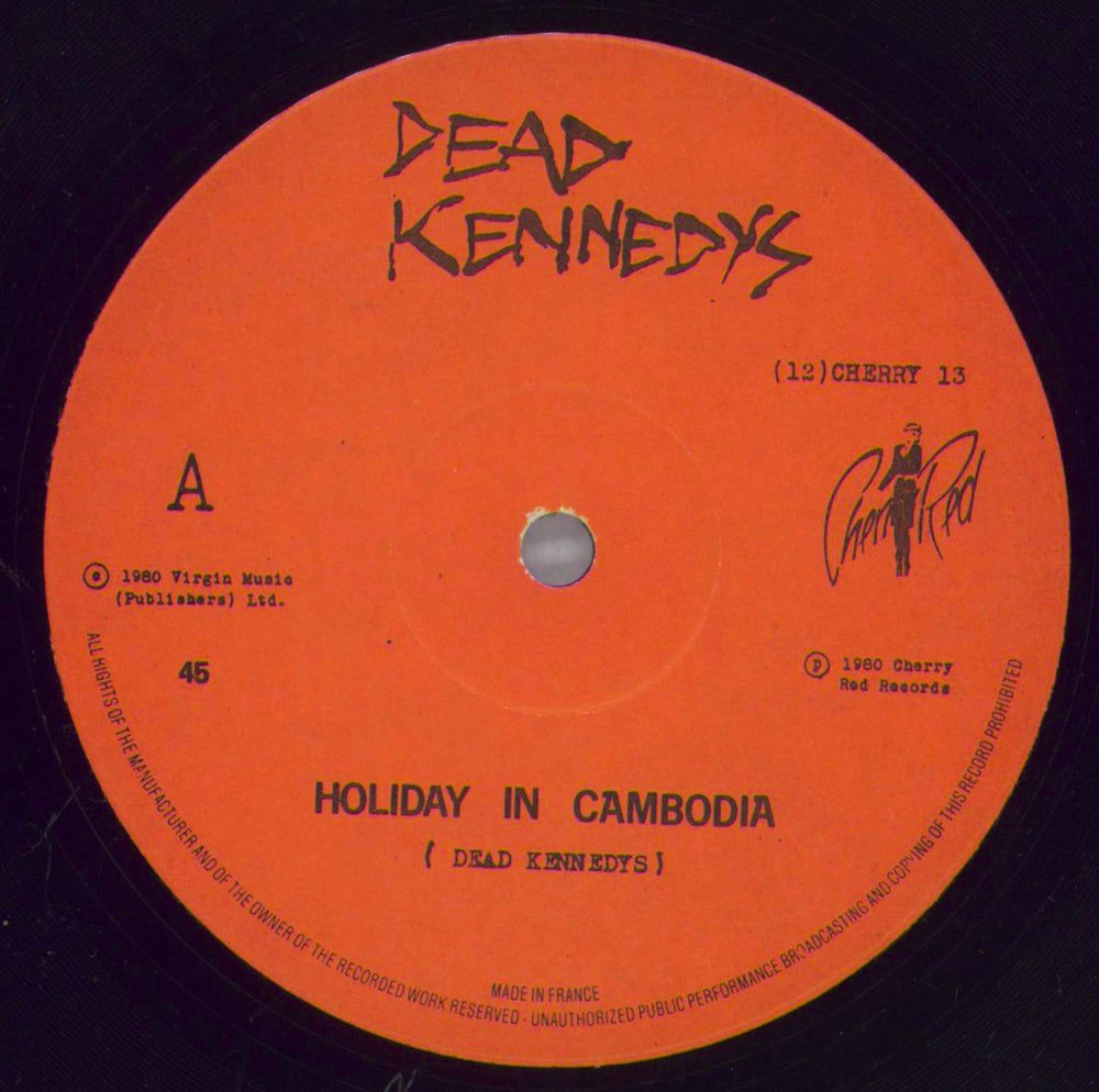 Dead Kennedys Holiday In Cambodia - Shrink UK 12" vinyl single (12 inch record / Maxi-single) DKN12HO823747