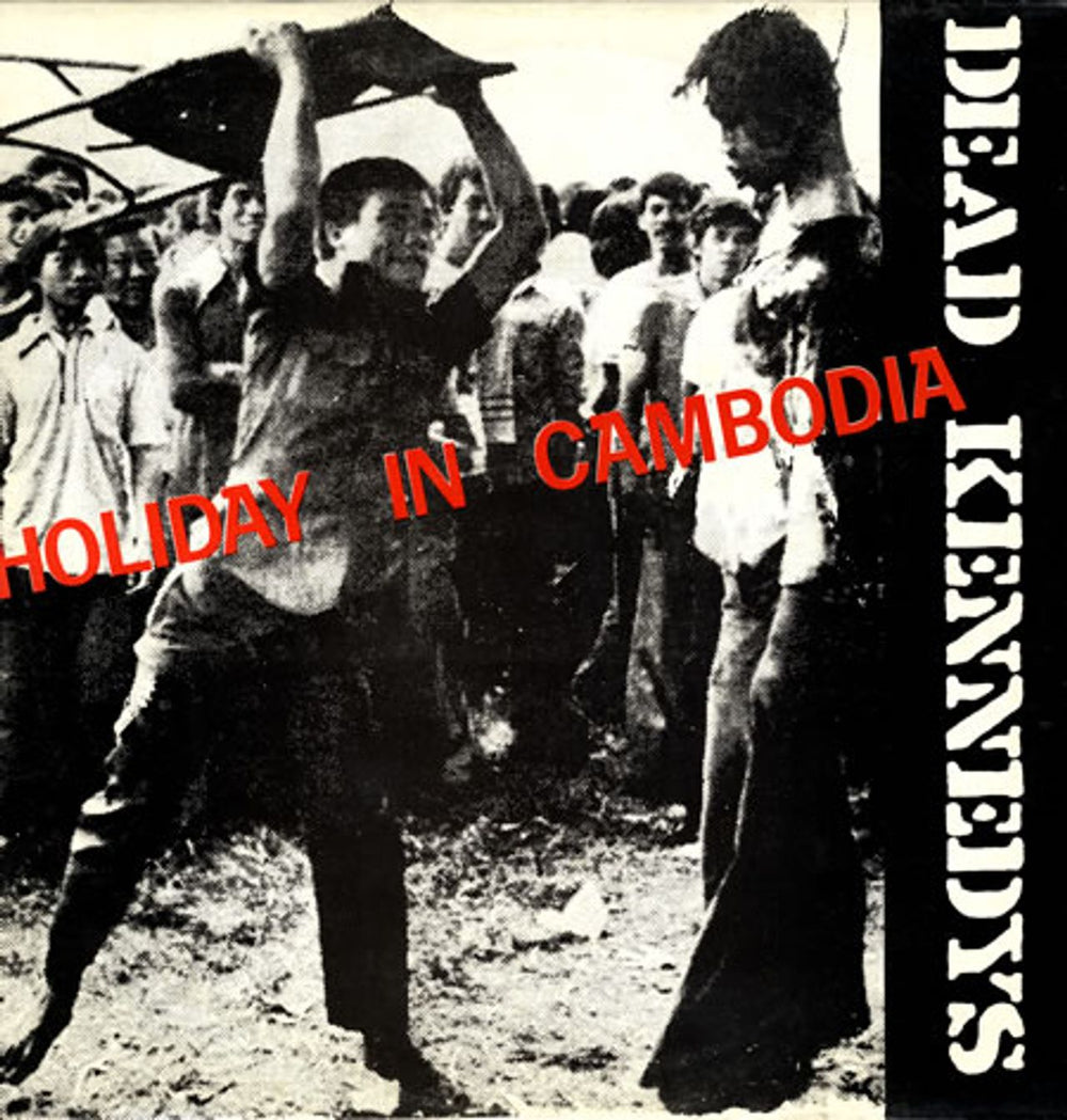 Dead Kennedys Holiday In Cambodia UK 12" vinyl single (12 inch record / Maxi-single) 12CHERRY13