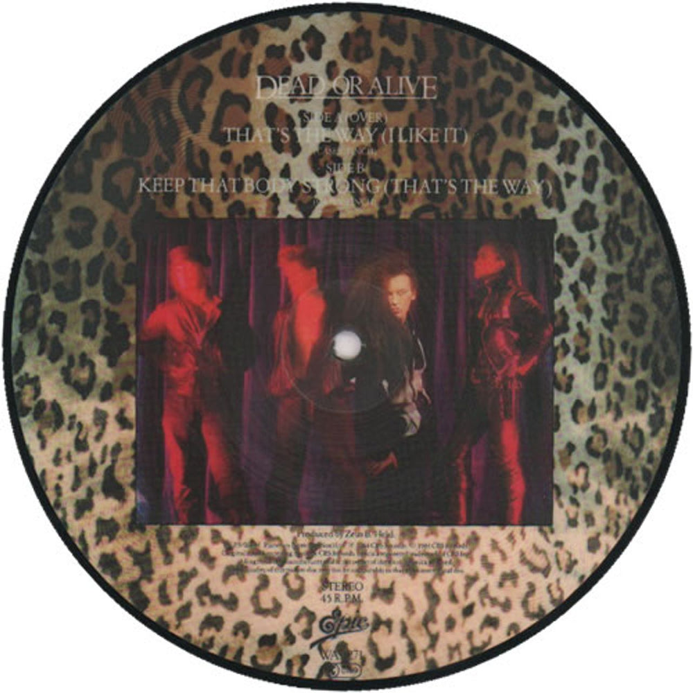 Dead Or Alive That's The Way I Like It UK 7" vinyl picture disc (7 inch picture disc single) DOA7PTH10393