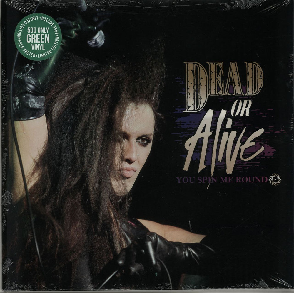 Dead Or Alive You Spin Me Round - Green vinyl US 12" vinyl single (12 inch record / Maxi-single) CLP2352-1