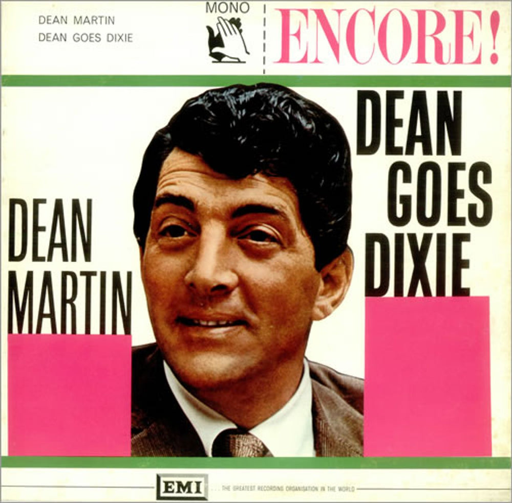 Dean Martin Dean Goes Dixie UK vinyl LP album (LP record) ENC103