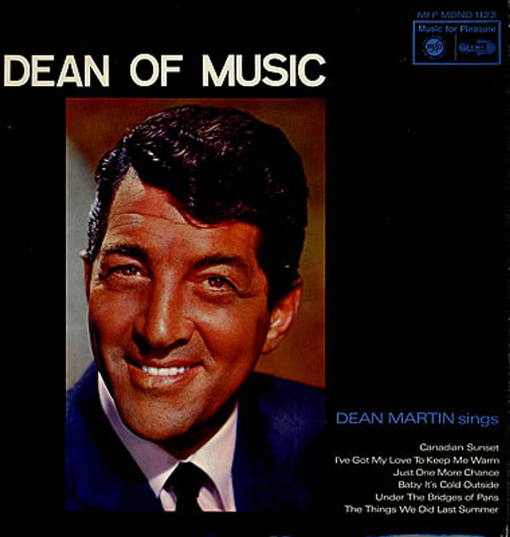 Dean Martin Dean Of Music UK vinyl LP album (LP record) MFP1133