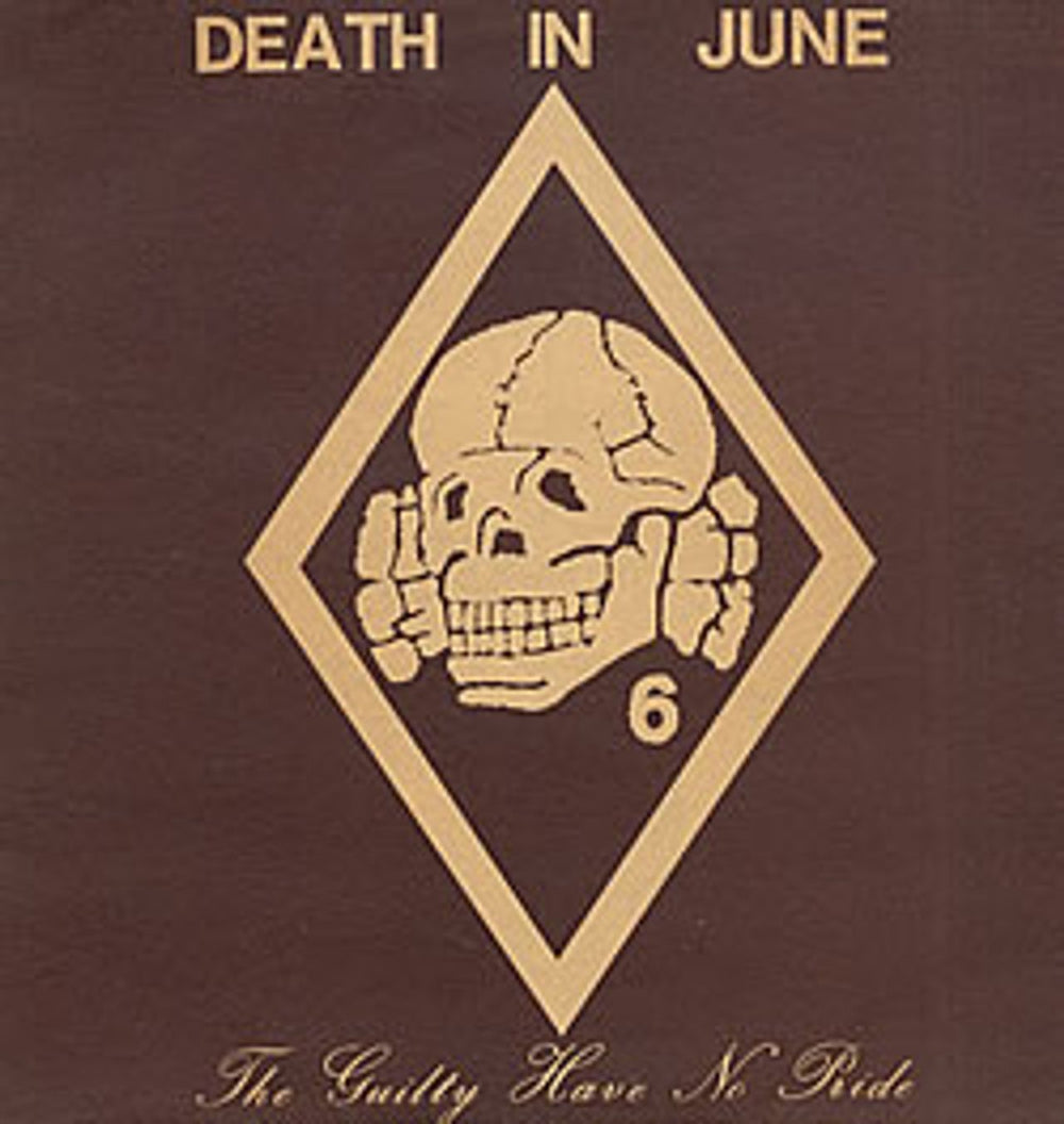 Death In June The Guilty Have No Pride - glossy p/s UK vinyl LP album (LP record) BADVC3