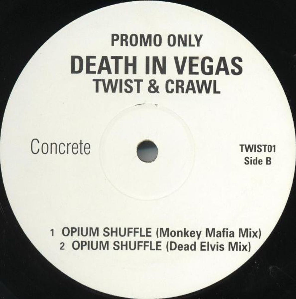 Death In Vegas Twist & Crawl UK 12" vinyl single (12 inch record / Maxi-single) DEA12TW156895