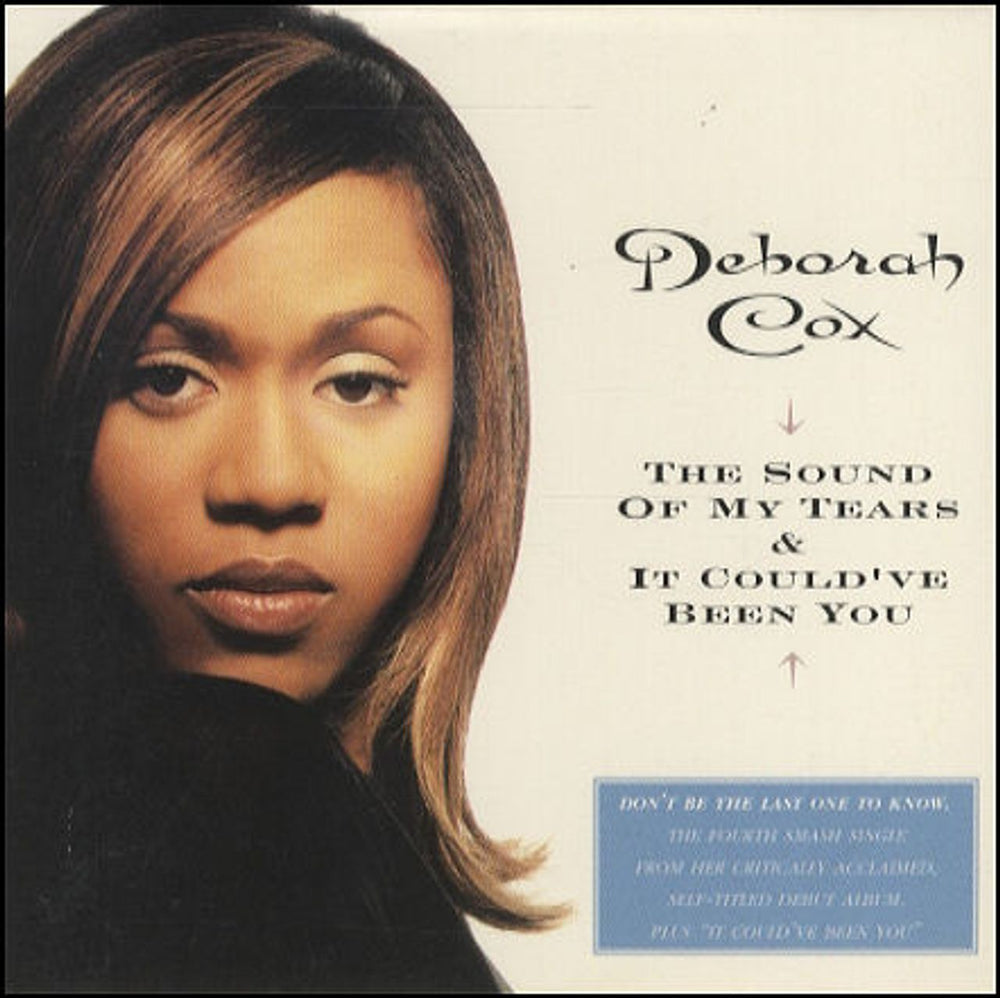 Deborah Cox The Sound Of My Tears US CD single (CD5 / 5") 13277-2