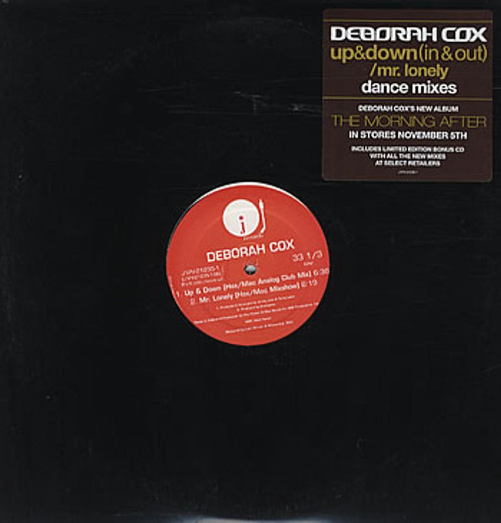 Deborah Cox Up & Down (In & Out) - Dance Mixes US Promo 12" vinyl single (12 inch record / Maxi-single) J1PV-21235-1