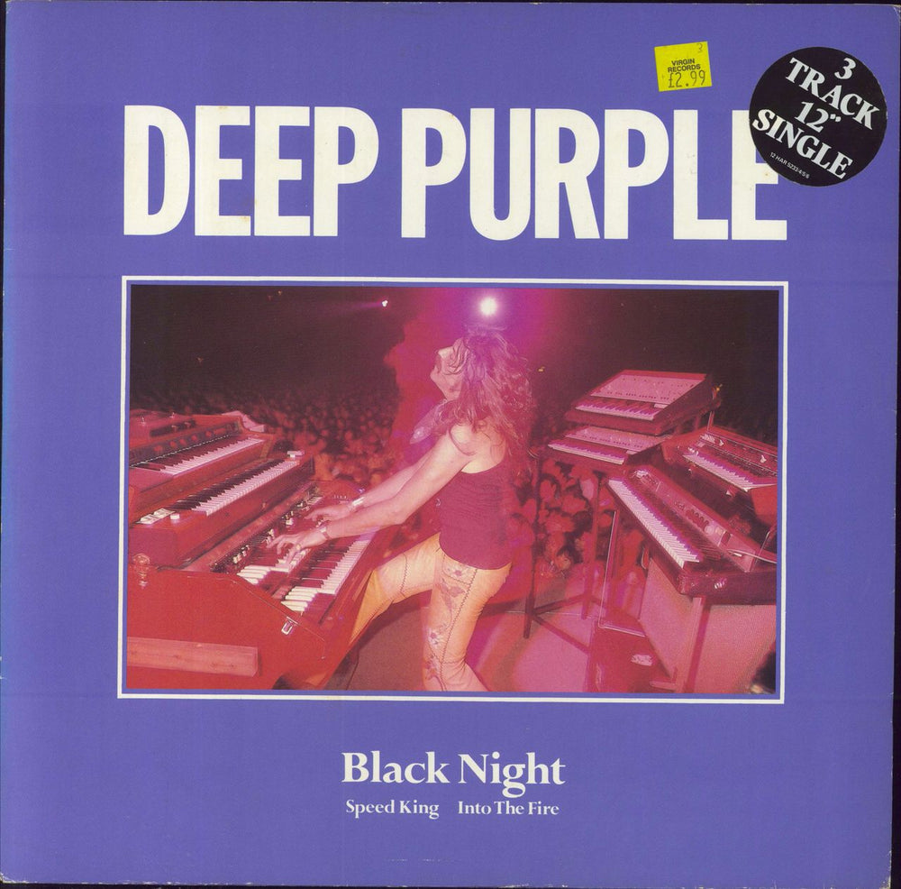 Deep Purple Black Night - Complete Set Of Four - VG UK 12" vinyl single (12 inch record / Maxi-single) 12HAR5233/4/5/6