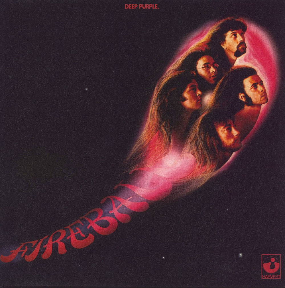 Deep Purple Fireball - Purple Vinyl - Remastered UK vinyl LP album (LP record) 0190295565091