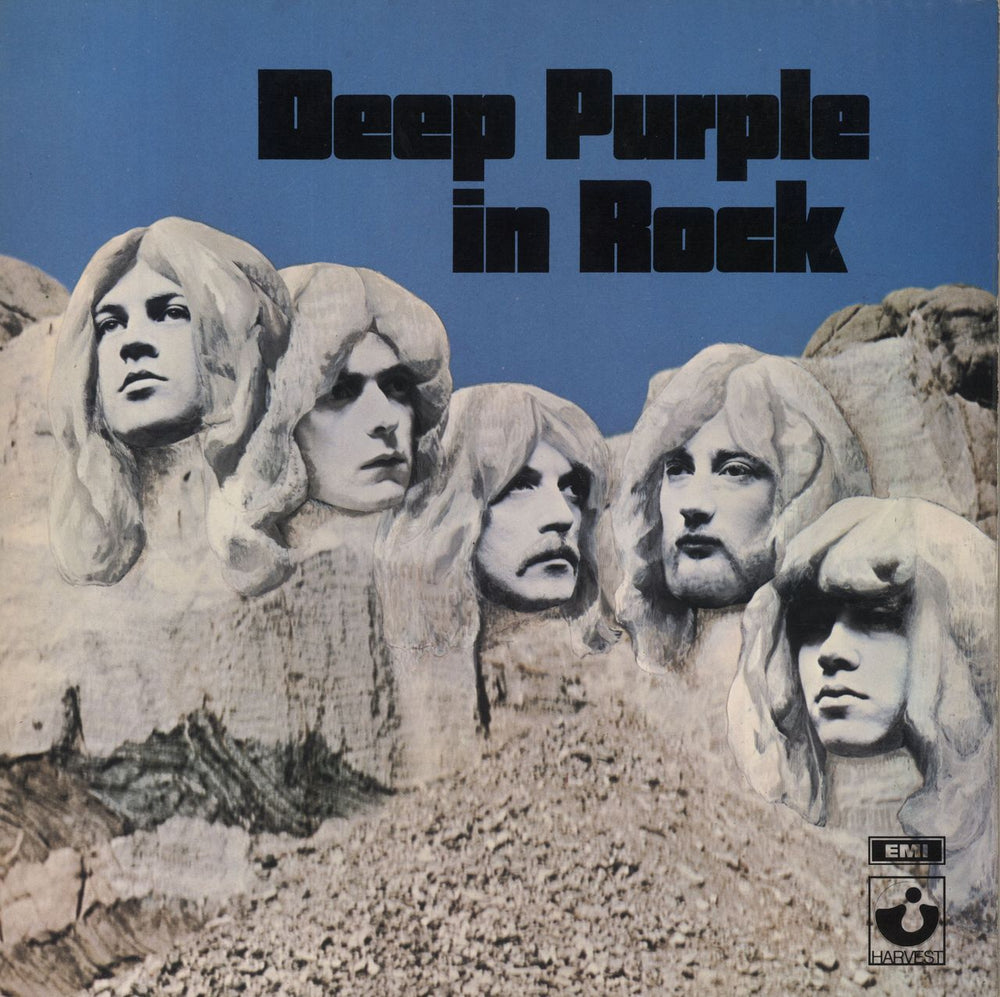 Deep Purple In Rock - 1st - VG UK vinyl LP album (LP record) SHVL777