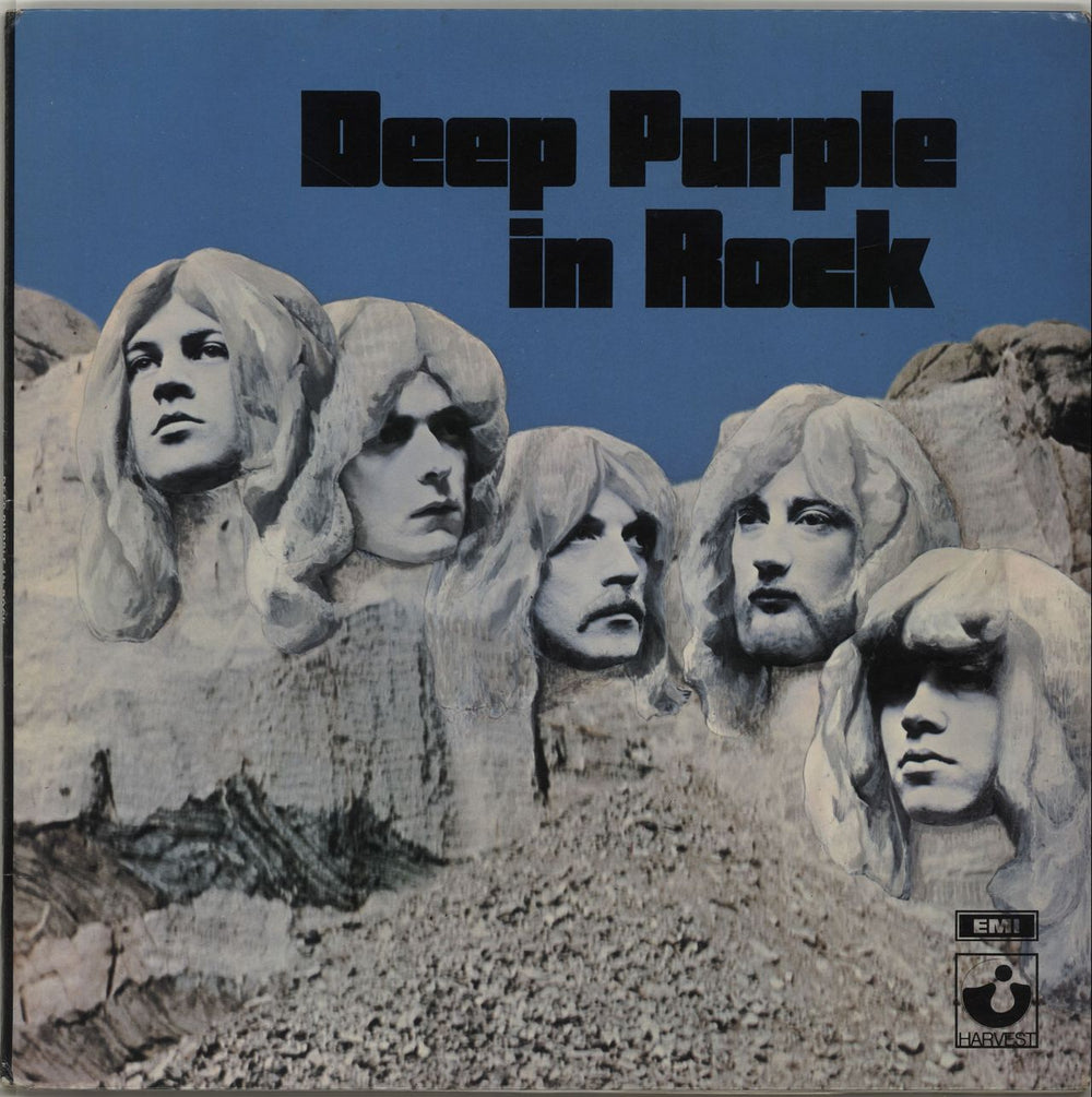 Deep Purple In Rock - 2nd - EX UK vinyl LP album (LP record) SHVL777