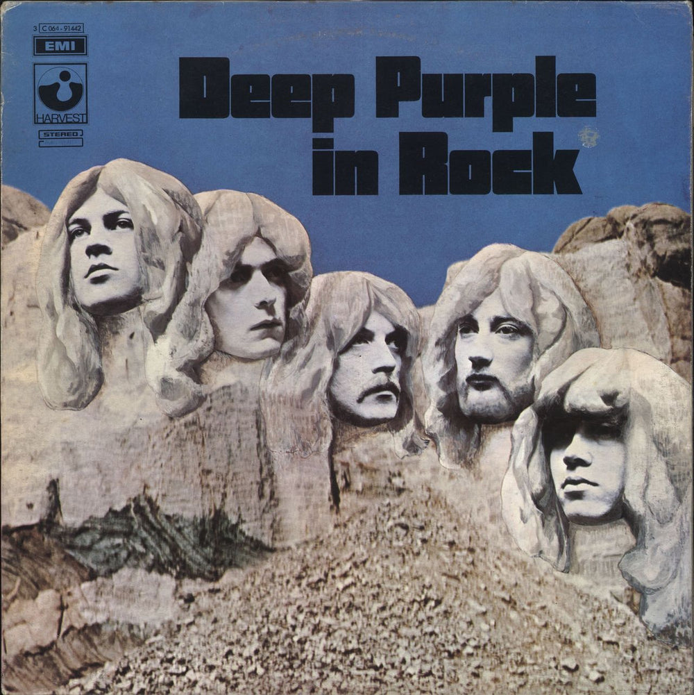 Deep Purple In Rock Italian vinyl LP album (LP record) 3C062-91442