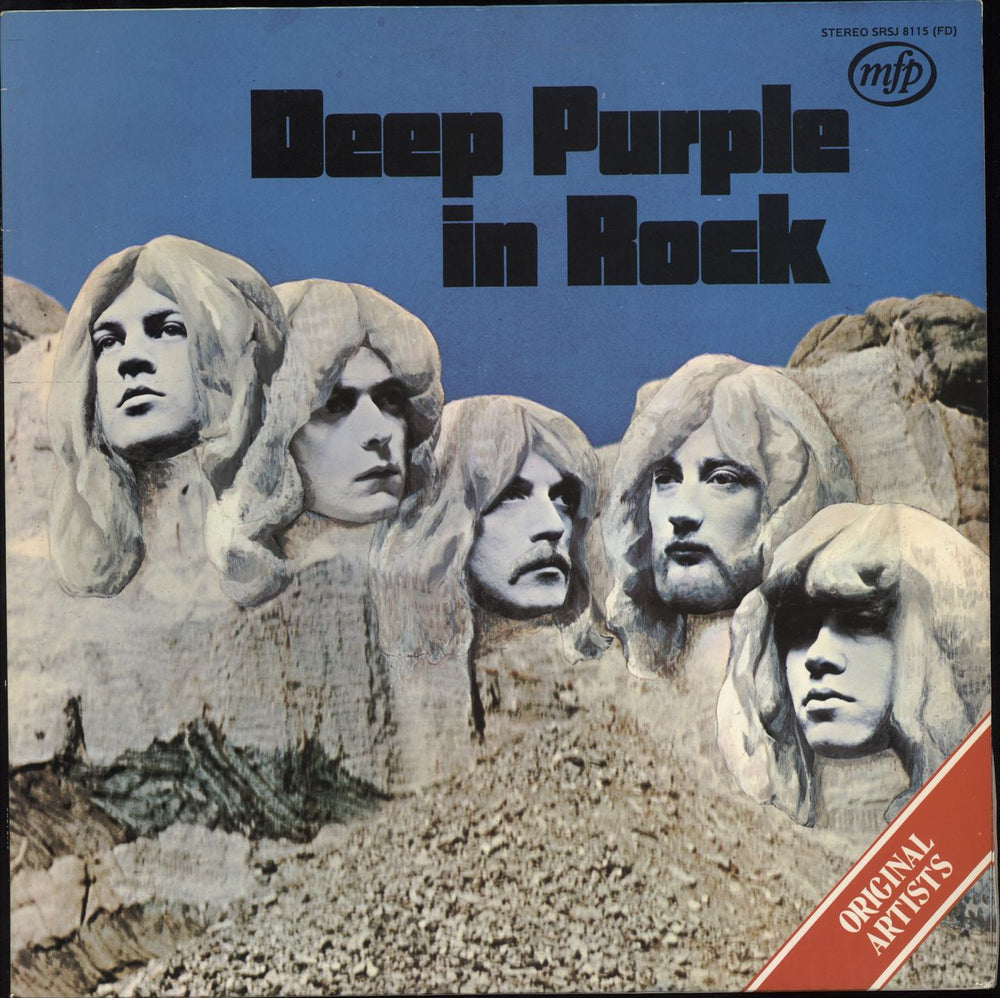 Deep Purple In Rock South African vinyl LP album (LP record) SRSJ8115