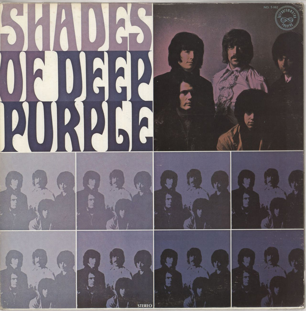 Deep Purple Shades Of Deep Purple - 1st - VG+ US vinyl LP album (LP record) T-102