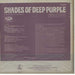 Deep Purple Shades Of Deep Purple - Front Laminated Indian vinyl LP album (LP record)