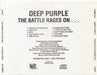 Deep Purple The Battle Rages On US Promo CD album (CDLP)