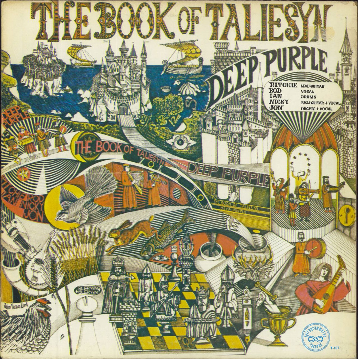 Deep Purple The Book Of Taliesyn - EX US Vinyl LP